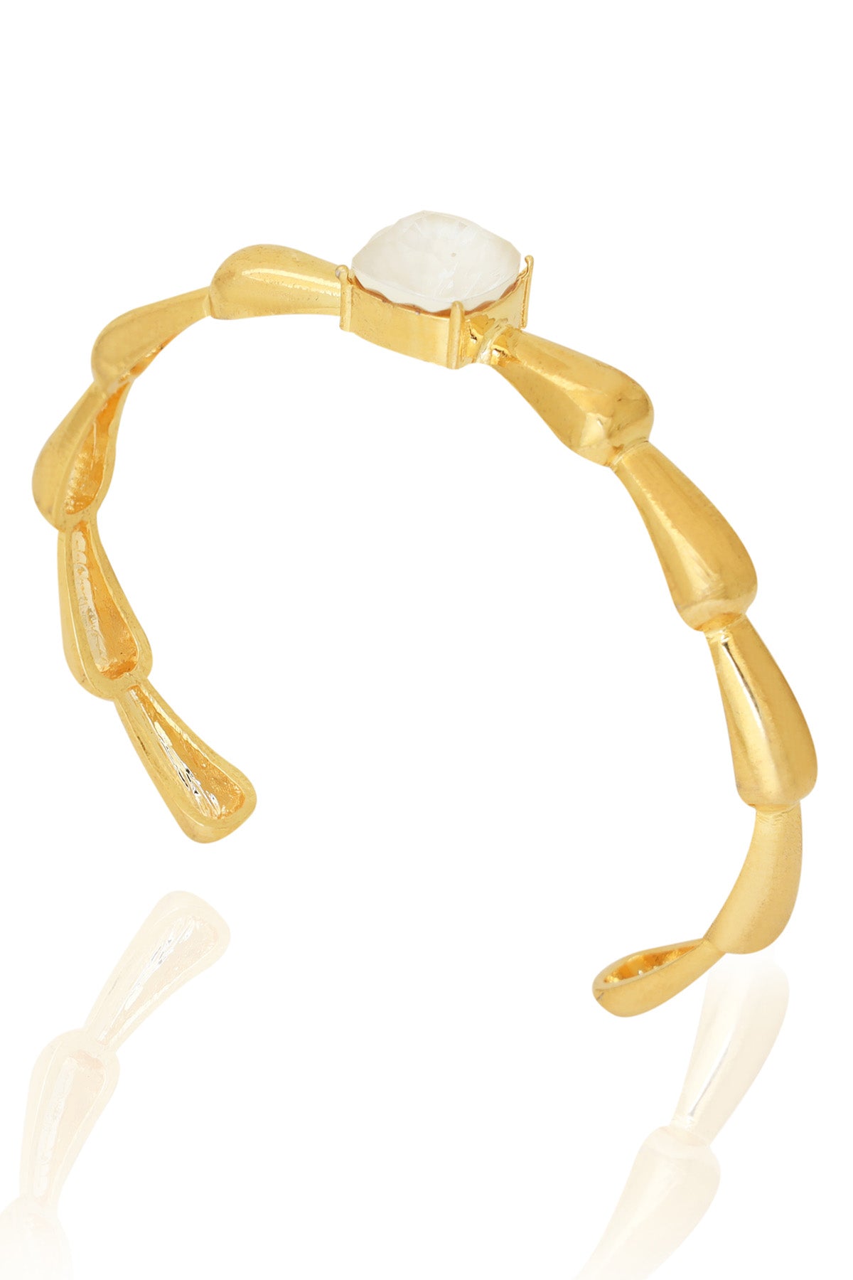 Buy Golden Swarovski Crystal Kada For Women Online at ScrollnShops